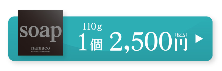 黒なまこ石鹸110g　2,500円