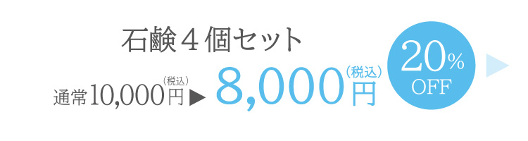 黒なまこ石鹸「定期便」4個セット【20%OFF】