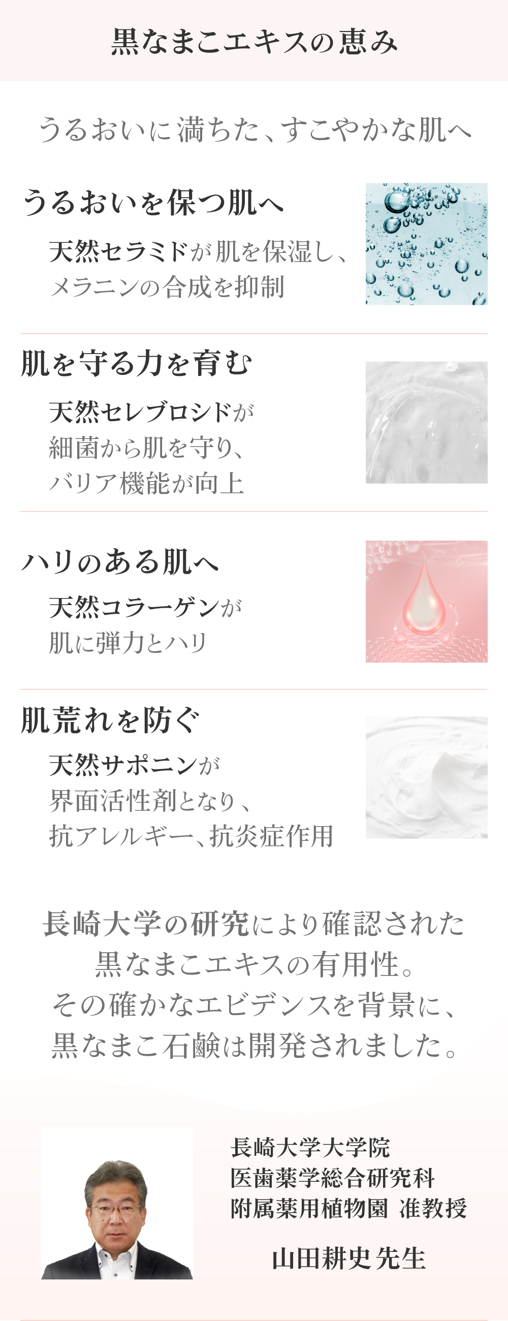 黒なまこエキスの恵み